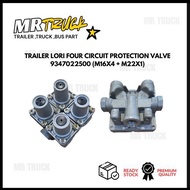 Trailer Lori four circuit protection valve 9347022500 (M16x4 + M22x1)