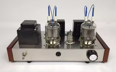 Home luxury high-end electronic tube 6N2 vacuum tube amplifier FU19 amplifier with headphone output 