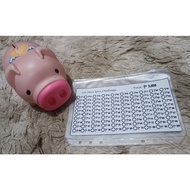 money ipon challenge 2025 / 100 days ipon challenge / A5 size / with ziplock pouch