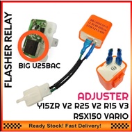 UNIVERSAL RSX Y15ZR V2 R25 V2 R15 V3 VARIO LED SIGNAL FLASHER RELAY DOUBLE SIGNAL RELAY CONVERT CABL