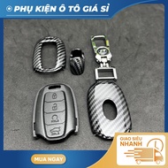 Hyundai Accent 2021-2022 Premium Carbon Pattern Key Cover - Car Accessories