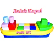 Transportation Toy Ship Blocks