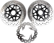 Arashi Front Rear Brake Disc Rotors for Honda CB 400 Vtec 1999-2015 Motorcycle Replacement Accessori