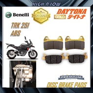 BENELLI DISC BRAKE PADS TRK251 ABS 2023 GOLD QUALITY