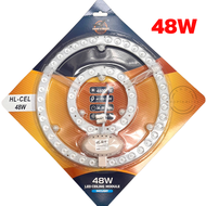 แผงไฟเพดาน รุ่น 3แสง LED CAILING MODULE ไฟกลม หลอดไฟLED 24W /36W/48Wไฟแอลอีดี ใช้แทนไฟกลมแบบเก่า แผงไฟled ใช้ไฟ 220V