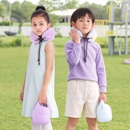 【EVERY THINK】兒童專用捲捲U型頸枕 360度支撐 防歪頭 輕巧收納