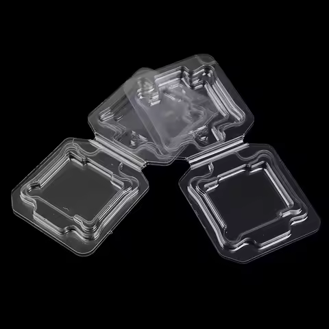 10Pcs CPU Box CPU Plastic Protective Case CPU Clamshell Tray Case Container For 478 775 1150 1155 11