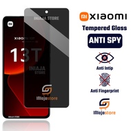 LAYAR Kay Tempered Glass Anti Spy Xiaomi Mi 13T 13T Pro 12T 12T Pro 12 Pro 12 Lite 11T 11T Pro 11 Lite 11i 11x 1 Lite 5G 1i 1T Lite 9 9 Lite 9 Pro 9T Pro 9X 8 Lite 6X A2 Screen Protector Anti Spy Privacy Anti Scratch Full Screen Very