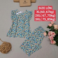 Canh Tien Half Sleeve Tole Set Bigsize 60-85kg Minh Minh Home Linen Set LB18