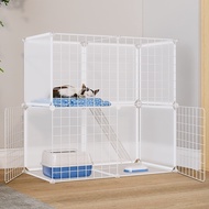 Extra-large cat cage with ample space, suitable for indoor use, a spacious cat house for large cats,