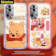 New Design Case For OPPO Reno 11 Pro Case Soft Transparent Winnie and Tigger Pattern Phone Cover Shockproof Cases for OPPO Reno 11Pro Back Cover