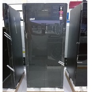 Kulkas Polytron 1 pintu 18 DMY Hitam polos kapasitas 180 liter