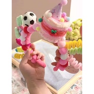 headband ribbed neon bando ribbed elastis headband ribbed warna-warni World Cup Ball Game Dopamine F