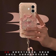 Cartoon Bow Ribbon Case for iPhone 16e/15