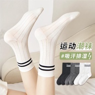 socks socks women White Mesh Breathsble Socks - Trendy College Sports Design