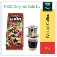 1 Bag*500g Vietnam Civet Coffee - Weasel Coffee - Kopi Luwak - Ca Phe Chon Buon Ma Thuot (Red Label)