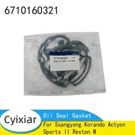 Brand New Genuine Engine Valve Cover Oil Seal Gasket For Ssangyong Korando Actyon Sports II Rexton W