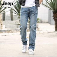 Men's Straight-Leg Jeans Casual Business Style JEEP SPIRIT