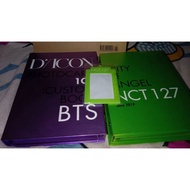 Binder photocard nct bts official dicon