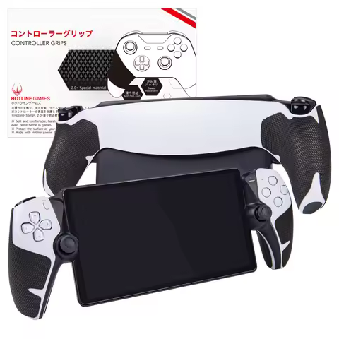 HOTLINE GAMES 2.0 PLUS Controller Grip Tape Compatible with PlayStation Portal Grips,Non-slip,Sweat-