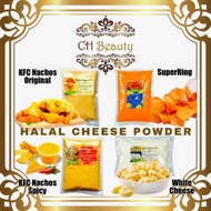 HALAL CHEESE POWDER | KFC NACHOS ORI & SPICY | SUPERRING | WHITE CHEESE | GOLDEN SALTED EGG