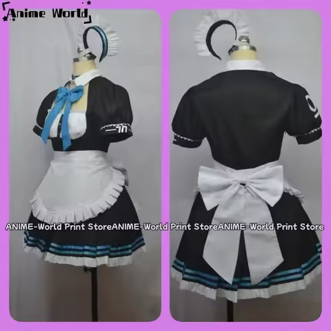 Nene 2025 Blue Archive Itinose Asena Maid Cosplay Costume Anime Clothing Full Outfit