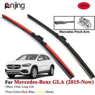 LNJING Colorful Wiper Blades For Mercedes Benz GLA GLA180 GLA200 GLA220 GLA250 2013-Now