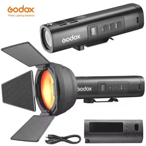 Godox Bi-color LED Video Flash Light FL15Bi with Built-in 4750mAh Lithium Battery Videography Zoomab