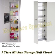 5 Tiers Kitchen Storage Pull Out Basket