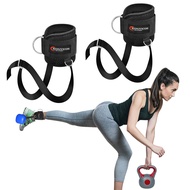 Adjustable Ankle Weights Straps for Cable Machine,Dumbbell Attachment for Feet - Leg Curl Kickbacks 