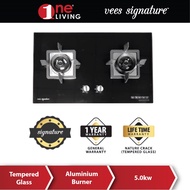 Vees Signature Gas Hob Cooker VGH-VENUS 2B-BK