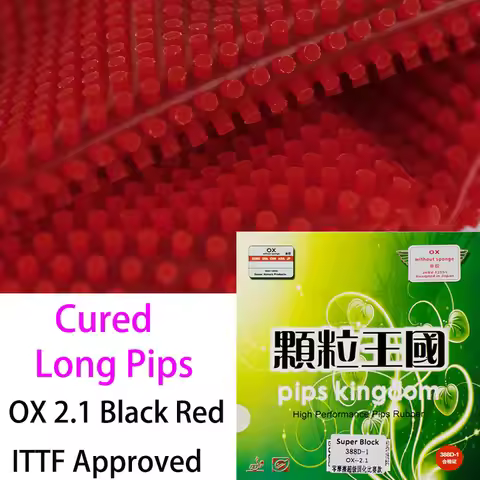 Dawei 388D-1 388C-1 Long Pips Cured Table Tennis Rubber OX Medium Particles PingPong Rubber Without 