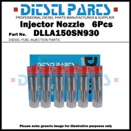 6Pcs Diesel Fuel Injector Nozzle Tips NP-DLLA150SN930 for MITSUBISHI Fuso 6D16T