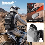 Rhinowalk Waterproof Motorcycle Backpack 10L Tactical Gear Bag with Hidden Rain Cover Protective Bac