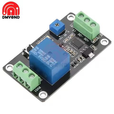 TRM01 Delay Timer Relay Multi-functional Delay Time Relay Self-locking Relay Delay Trigger Delay Rel