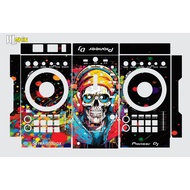 [ Express ] DJ (Skull) Desk Sticker Skin (XDJ RR / RX / RX2 / RX3 / XZ , DDJ - SB / RB / 200 / 400)