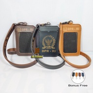 DPR RI Leather ID Card Holder DPR Ri Pocket Folding ID Card Holder name/ Magnetic Folding Pocket DPR
