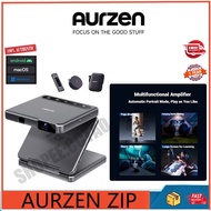 AURZEN ZIP true portable 3 fold projection high-definition bedroom office outdoor camping small mini