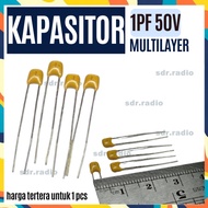 Multilayer Ceramic Capacitor NPO 1 pF 50V Ceramic Capacitor Multilayer NPO 1pF 50 V 50 VOLT