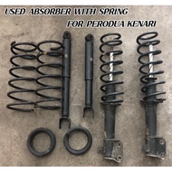 USED ORIGINAL ABSORBER + SPRING FOR PERODUA KENARI