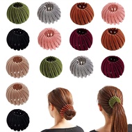 1Pc Fashion Women Bun Hair Claw Elegant Retractable Horsetail Buckle Hair Clip Comfort Bird Nest Exp