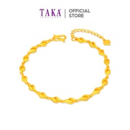 TAKA Jewellery 999 Pure Gold Bracelet
