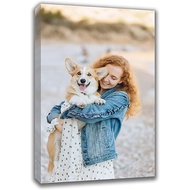 Canvas Prints with Your Photos (16x20, Framed Canvas) Wall Art Personalized Canvas Pictures for Pet/