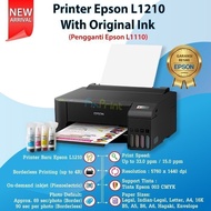 terbaru Printer Epson L1210 Pengganti Dari L1110 New Baru Garansi
