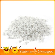 300 Pcs CE-1 Closed End Wire Connectors 22-18 Gauge Crimp Caps White