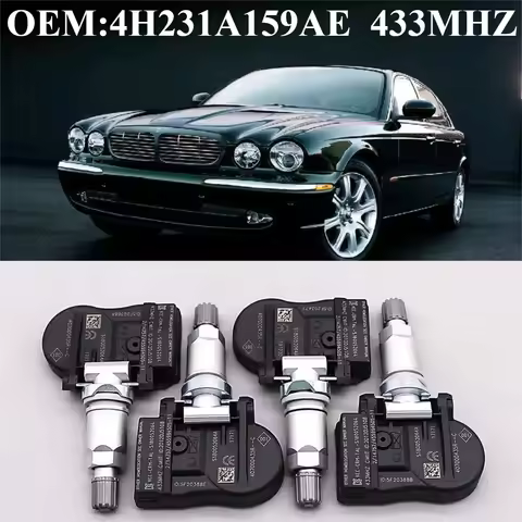 1/4Pcs OEM#4H231A159AE #433MHZ TPMS/Tire Sensor Pressure Sensor For#JAGUAR:VANDEN PLAS/SUPER-V8/X-TY