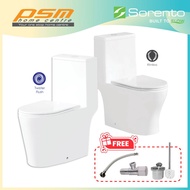 SORENTO One Piece Water Closet  Rimless Flushing / Twister System Bathroom WC Package SRTWC8320-RL-U