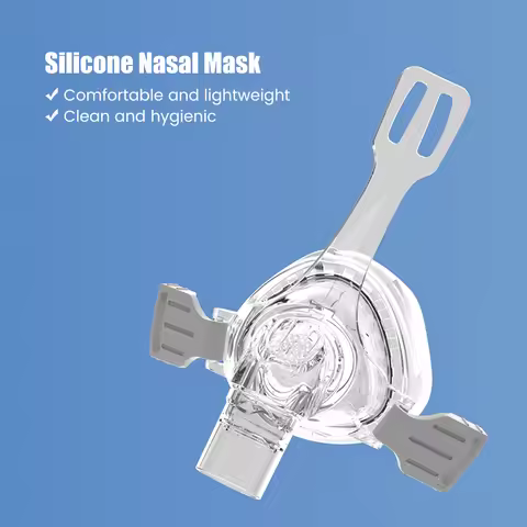 Nasal Mask Full Face Mask CPAP Auto CPAP APAP BIPAP Machine Reusable Nose Facial Mask for CPAP Machi