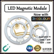 LED MAGNETIC Light Source Module 24W 36W 48W 72W Downlight Ceiling Fan Light Pendant Lantern Replace