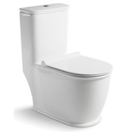 VERA CERAMICA | A.032T – TORNADO | Tornado flushing toilet bowl with soft cover, water saving and strong flushing power